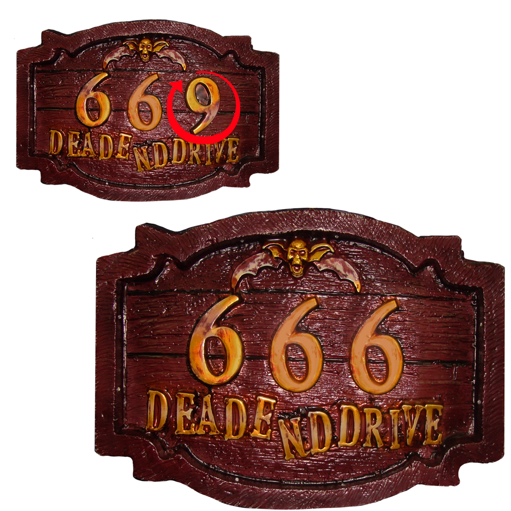 Haunted 666 Sign™